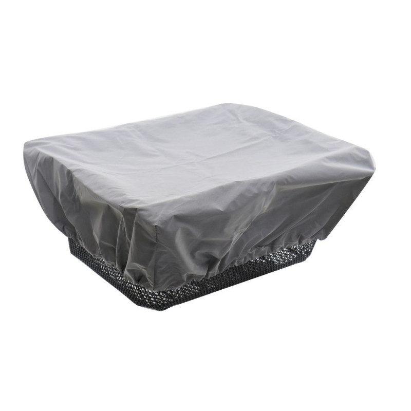 Bicycle rear basket cover FSBSC-114-1 silver