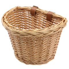 Willow front bicycle basket FSBKT-131-1 wood color