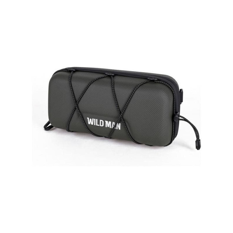 WILDMAN traveling bag for bike handlebars with zipper 2L GD8 green
