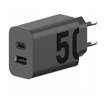 MOTOROLA original charger Type C + USB A 50W MC502/509 black bulk