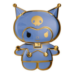 Phone stand DOLL - stick-on - blue
