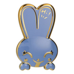 Phone stand RABBIT - stick-on - blue