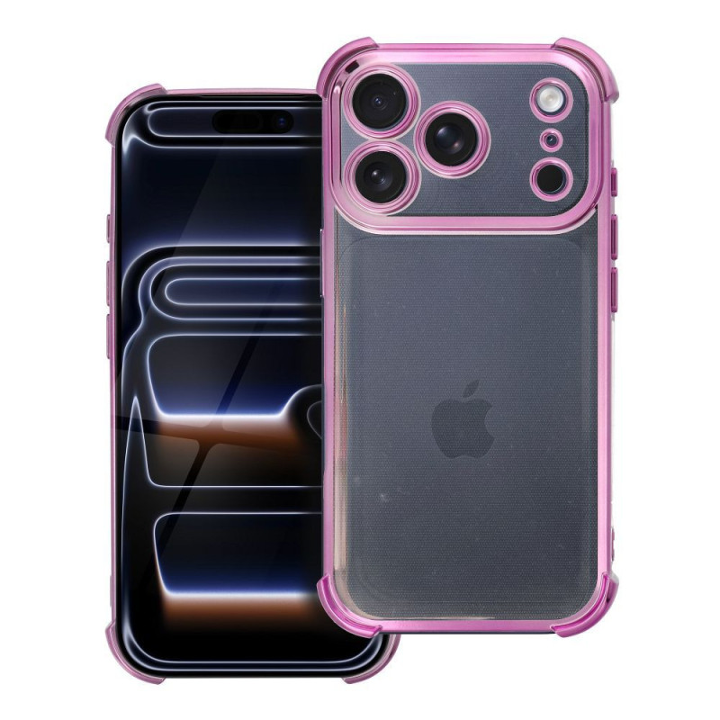 Case ANTISHOCK ELECTRO for IPHONE 17 Pro pink