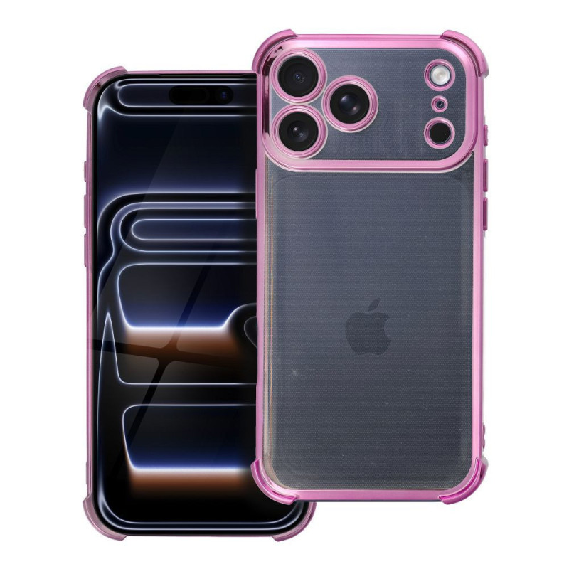 Case ANTISHOCK ELECTRO for IPHONE 17 Pro Max pink Case ANTISHOCK ELECTRO for IPHONE 17 Pro Max pink