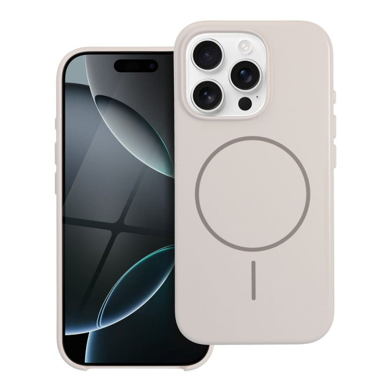 Glossy Mag Cover compatible with MagSafe for IPHONE 17 PRO white