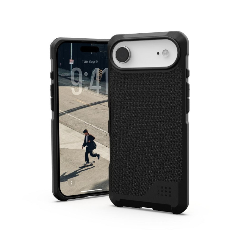 UAG Urban Armor Gear case METROPOLIS LT compatible with MagSafe for IPHONE 17 Air Max kevlar black