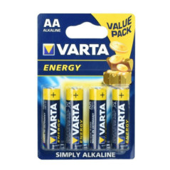 Alkaline batteries Varta R6 (AA) 4 pcs Energy