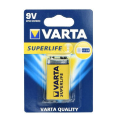 VARTA zinc battery 9V Superlife 1 pcs