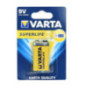VARTA zinc battery 9V Superlife 1 pcs