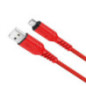 Cable USB A to Micro USB Hoco 2,4A 1 m X59 red