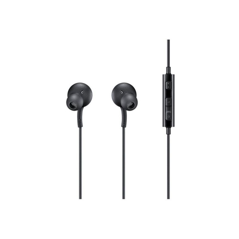 SAMSUNG original wire earphones Jack 3,5 mm with microphones EO-IA500BBEGWW black blister