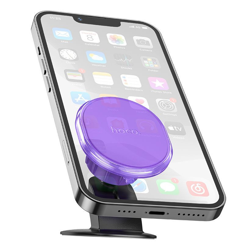 Magnetic car phone holder Hoco dashboard H2 purple