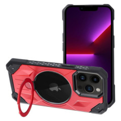 ARMOR MAG COVER case compatible with MagSafe for IPHONE 13 Pro red