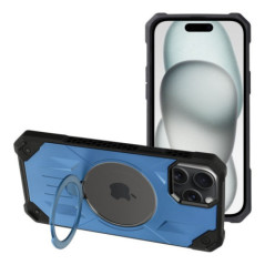 ARMOR MAG COVER case compatible with MagSafe for IPHONE 15 Plus blue