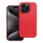 LEATHER MAG COVER case for IPHONE 15 Pro red LEATHER MAG COVER case for IPHONE 15 Pro red