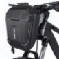 WILDMAN traveling bag for bike handlebars with zipper E8 3L black WILDMAN traveling bag for bike handlebars with zipper E8 3L black