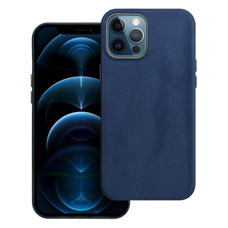 WOVEN MAG COVER case compatible with MagSafe for IPHONE 12 Pro Max sea blue