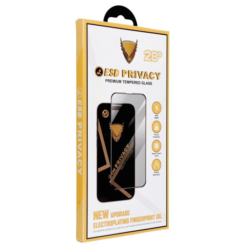 OG 6D Premium Privacy Glass  - for Iphone 12 Pro Max black