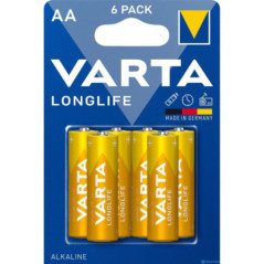 VARTA alkaline battery R6 (AA) Longlife 6 pcs