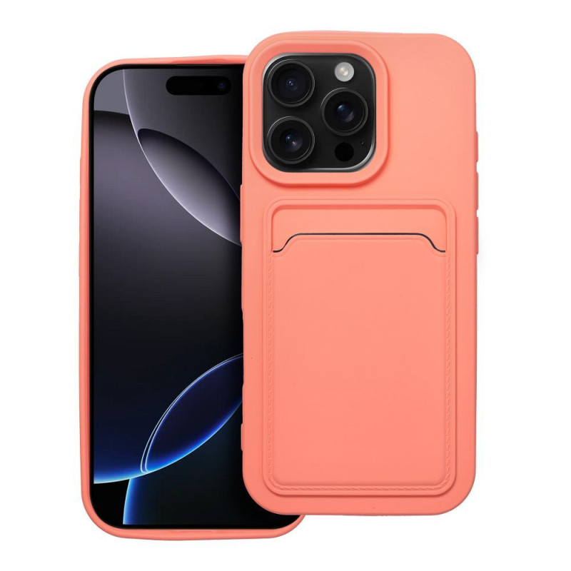 CARD case for IPHONE 16 Pro pink CARD case for IPHONE 16 Pro pink