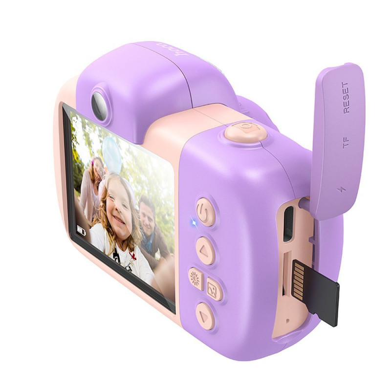 Digital kids camera Hoco 2MP 2,4" Full HD DV201 pink