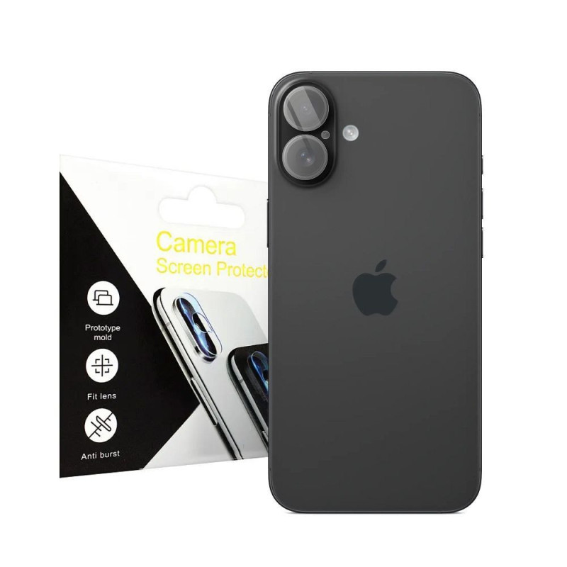 Tempered Glass for Camera Lens - for APP iPho 16 Plus