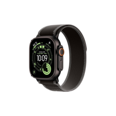 Watch Apple Watch Ultra 3 (2025) 5G 49mm Black Titanium Case with Trail Loop S/M - Black/Charcoal