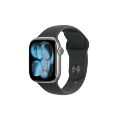 Watch Apple Watch Series 11 (2025) GPS 42mm Space Grey Aluminium Case with Sport Band S/M - Black