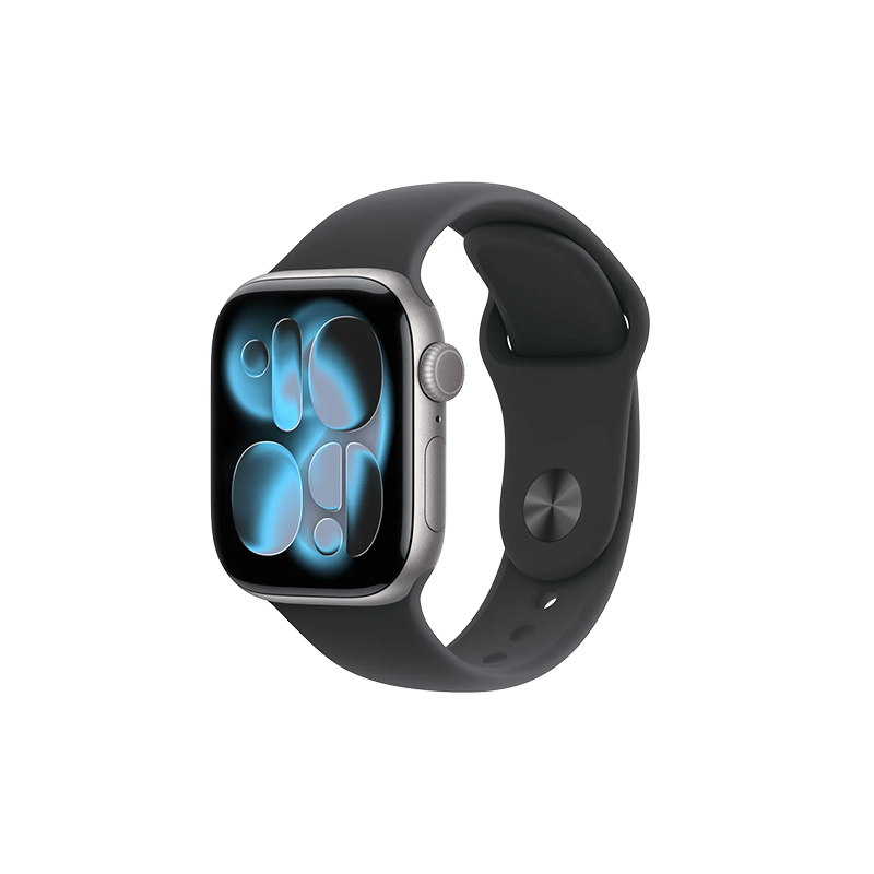 Watch Apple Watch Series 11 (2025) GPS 42mm Space Grey Aluminium Case with Sport Band S/M - Black