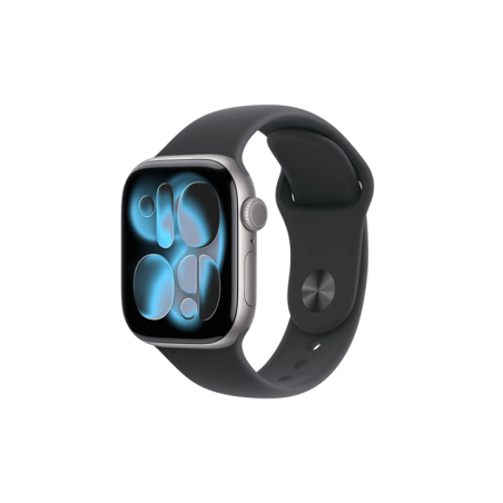Watch Apple Watch Series 11 (2025) GPS 42mm Space Grey Aluminium Case with Sport Band S/M - Black