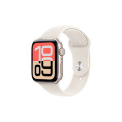Watch Apple Watch SE 3 (2025) GPS 44mm Starlight Aluminium Case with Sport Band M/L - Starlight