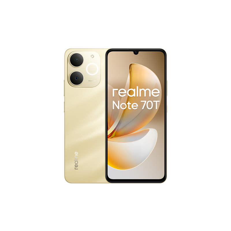 Realme Note 70T Dual Sim 4GB RAM 128GB - Gold