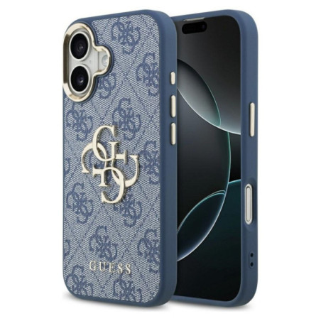 GUESS case for IPHONE 17 GUHCP17S4GMGCBL (PU W/ Big 4G Classic Logo) gold blue
