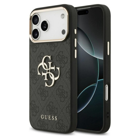 GUESS case for IPHONE 17 Pro Max GUHCP17X4GMGCGR (PU W/ Big 4G Classic Logo) gold black