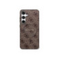 GUESS case for SAMSUNG S25 FE compatible with MagSafe GUHMS25FEG4GFRW (Ring Classic Logo) brown