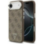 GUESS case for IPHONE 17 Air compatible with MagSafe GUHMP17MP4TSRCMW (4G PU W/ Triangle Logo) silver brown GUESS case for IPHONE 17 Air compatible with MagSafe GUHMP17MP4TSRCMW (4G PU W/ Triangle Logo) silver brown