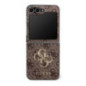 GUESS case for SAMSUNG Z Flip7 GUHCZF74GMGBR (PU Leather 4G Metal Logo) brown