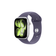Watch Apple Watch Series 11 (2025) GPS 46mm Silver Aluminium Case with Sport Band M/L - Purple Fog