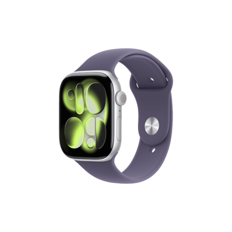 Watch Apple Watch Series 11 (2025) GPS 46mm Silver Aluminium Case with Sport Band M/L - Purple Fog