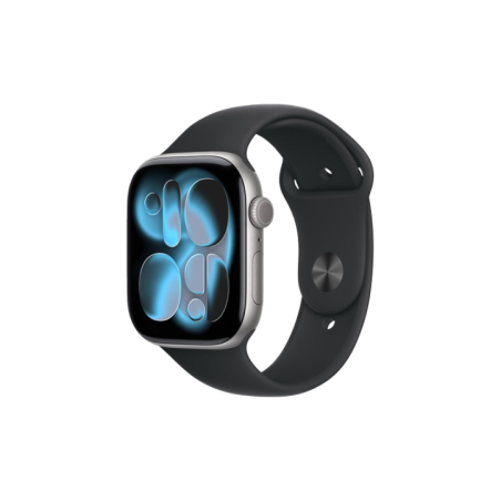 Watch Apple Watch Series 11 (2025) GPS 46mm Space Grey Aluminium Case with Sport Band S/M - Black