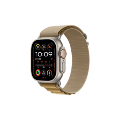 Watch Apple Watch Ultra 2 (2024) LTE 49mm Natural Titanium Case with Alpine Loop M - Almond