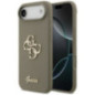 GUESS case for IPHONE 17 Air GUHCP17MSC4GSMW (Silicone W/ Big 4G Script) brown