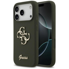 GUESS case for IPHONE 17 Pro Max GUHCP17XSC4GSMA (Silicone W/ Big 4G Script) khaki