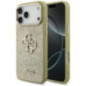 GUESS case for IPHONE 17 Pro Max GUHCP17XHG4SGCD (Fixed Glitter Big 4G Metal Frame) gold