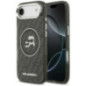 KARL LAGERFELD case for IPHONE 17 Air compatible with MagSafe KLHMP17MHMKBKCHOK (IML Glitter K&C Heads Logo) black