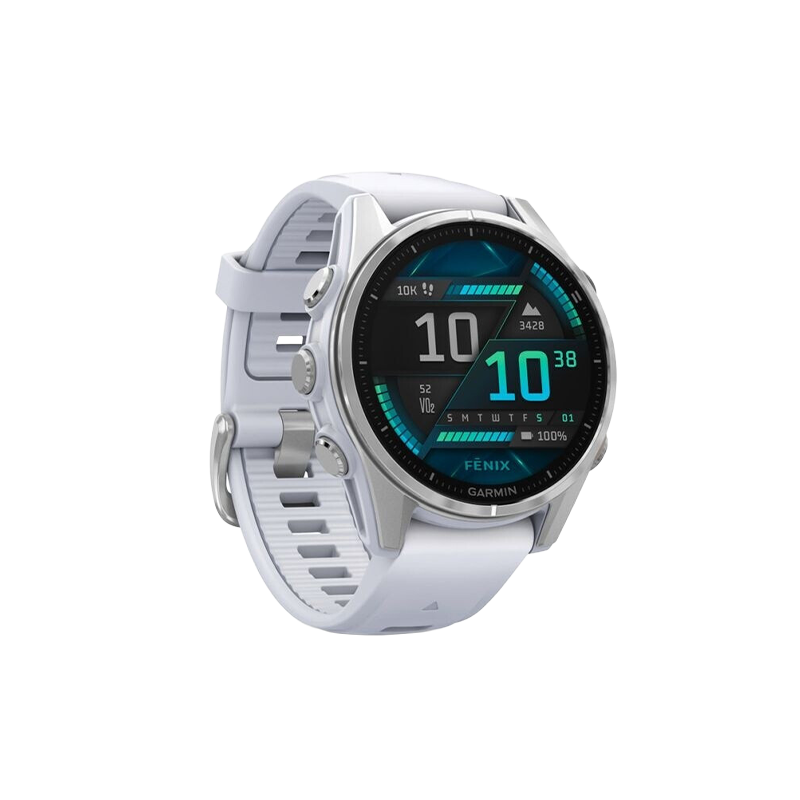 Watch Garmin Fenix 8 GPS 43mm Silicon White Band - White