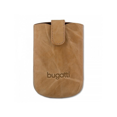 BUGATTI SlimCase Leder Unique sand/beige L mit EasyOut Technik (7