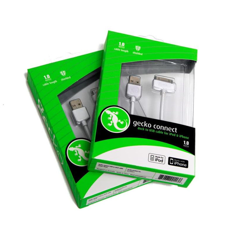 GeckoGear Datenkabel MADE FOR iPHONE universal für iPhone 3G / 3Gs / 4G / 4s