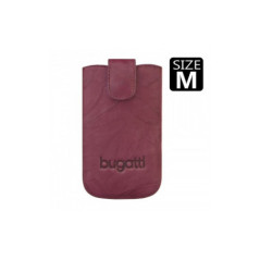 BUGATTI SlimCase Leder Unique Burgundy M mit EasyOut Technik (7