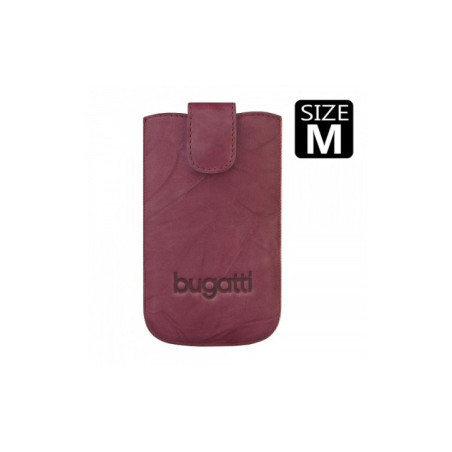 BUGATTI SlimCase Leder Unique Burgundy M mit EasyOut Technik (7